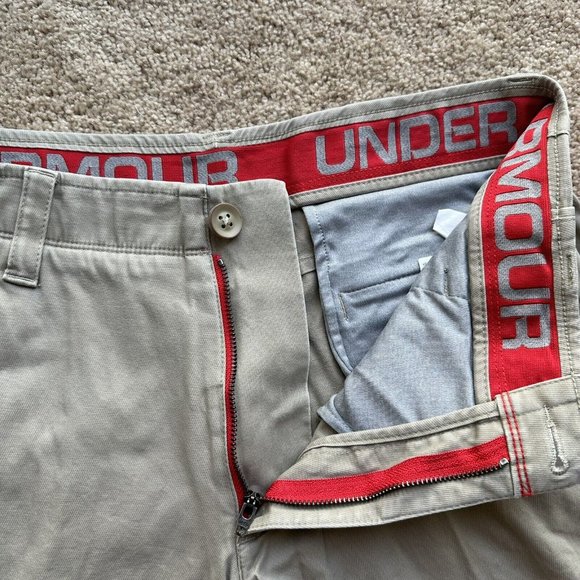 Under Armour Chino Pants Men's 32 x 28 Stretch Cotton Blend Straight Regular - Picture 6 of 16